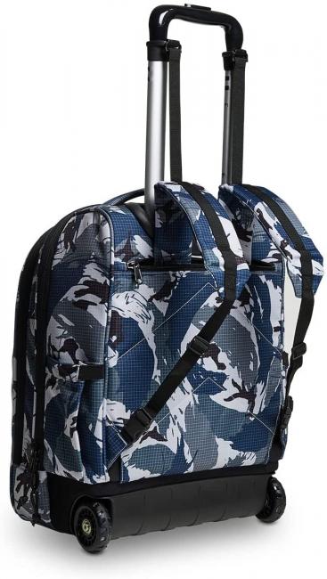 NEW WAY NEW BUMP Fantasy Rucsac cu troller 2 &icirc;n 1 albastru camo militar - Rucsacuri cu role