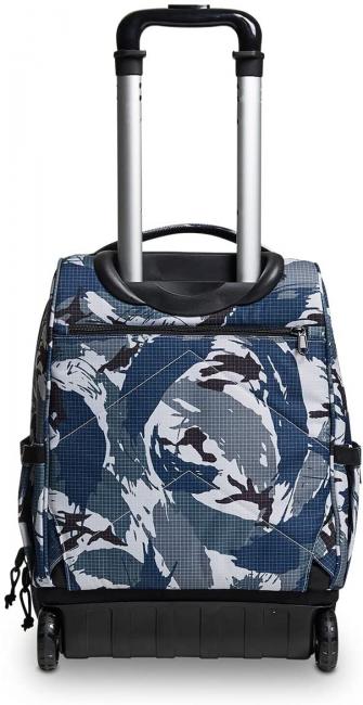 NEW WAY NEW BUMP Fantasy Rucsac cu troller 2 &icirc;n 1 albastru camo militar - Rucsacuri cu role