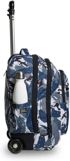 NEW WAY NEW BUMP Fantasy Rucsac cu troller 2 &icirc;n 1 albastru camo militar - Rucsacuri cu role