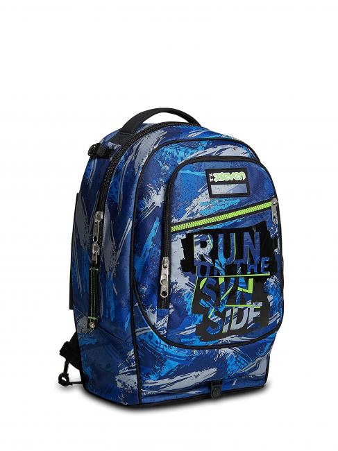 7.1 JACK Crafter Boy Rucsac troler cu roata tripla, detasabil Bluedeep - Rucsacuri cu role