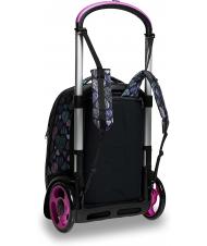 SEVEN 7.1 TYRE Patchyheart Girl Rucsac Troler detasabil negru - Rucsacuri cu role - 5