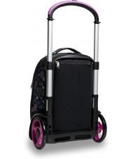 SEVEN 7.1 TYRE Patchyheart Girl Rucsac Troler detasabil negru - Rucsacuri cu role - 6