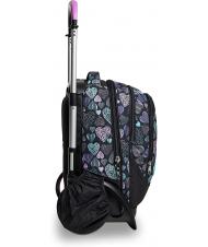 SEVEN 7.1 TYRE Patchyheart Girl Rucsac Troler detasabil negru - Rucsacuri cu role - 8