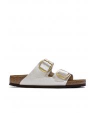 BIRKENSTOCK ARIZONA BIG BUCKLE Sandale papuci alb perlat grațios - Pantofi femei - 3