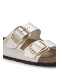 BIRKENSTOCK ARIZONA BIG BUCKLE Sandale papuci alb perlat grațios - Pantofi femei - 5