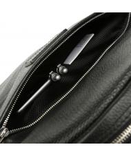 SPALDING VERMONT Rucsac pentru laptop de 13&rdquo;, din piele negru - Rucsacuri pentru laptop - 3