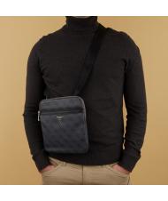 GUESS VEZZOLA Smart Geantă plată BLACK - Genți de umăr bărbați - 5