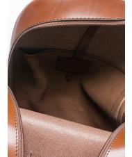 THE BRIDGE LORENZO Rucsac din piele pentru PC 14" Maro / Paladiu - Rucsacuri pentru laptop - 5