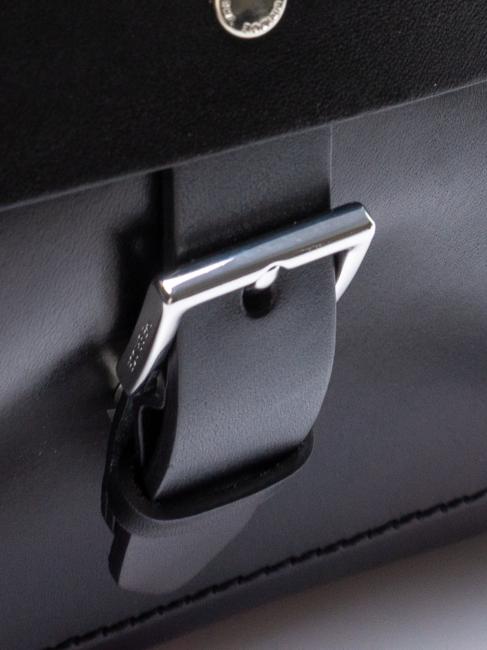 LORENZO Rucsac din piele pentru PC 14" negru - Rucsacuri pentru laptop