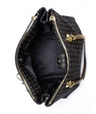 POLLINI HERITAGE  Geanta cu bareta de umar negru de bronz - Genți femei - 5