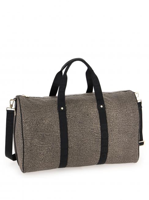 ECO LINE  Geanta medie cu bareta de umar OP / NATURAL / NEGRU - Genți de voiaj