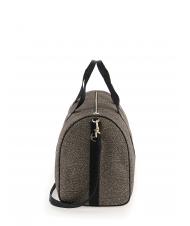 BORBONESE ECO LINE  Geanta medie cu bareta de umar OP / NATURAL / NEGRU - Genți de voiaj - 3