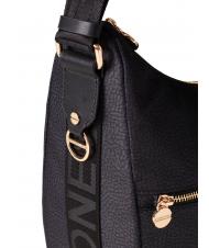 BORBONESE LUNA BAG MEDIUM Geantă LUNA Hobo, Mediu negru închis - Genți femei - 3