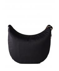 BORBONESE LUNA BAG MEDIUM Geantă LUNA Hobo, Mediu negru închis - Genți femei - 4