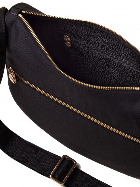 LUNA BAG SMALL ECO LINE Geantă LUNA Hobo, Mic negru închis - Genți femei