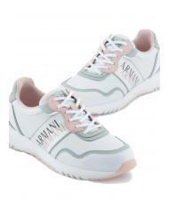 ARMANI EXCHANGE SNEAKERS Donna  op.alb + trandafir - Pantofi femei - 4
