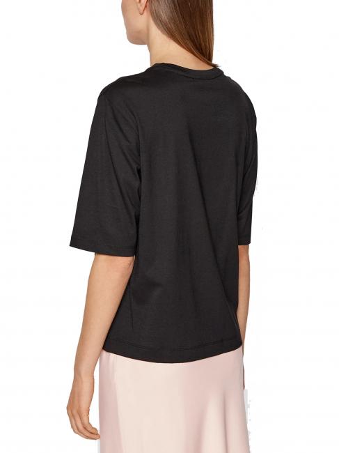 MESH LOGO Tricou relaxat Ck Black - tricou