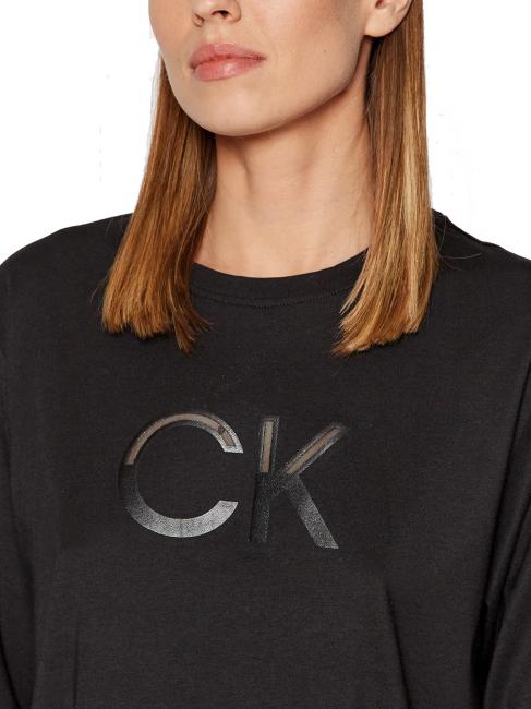 MESH LOGO Tricou relaxat Ck Black - tricou