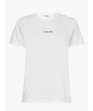 CALVIN KLEIN MICRO LOGO Tricou din bumbac, potrivire normală Alb strălucitor - tricou - 4