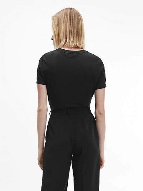 MICRO LOGO Tricou din bumbac, potrivire normală Ck Black - tricou