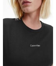 CALVIN KLEIN MICRO LOGO Tricou din bumbac, potrivire normală Ck Black - tricou - 3