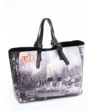 L'ATELIER DU SAC LIFE PETITE NICOLE Geanta de cumparaturi cu clutch utilizare - Genți femei - 3