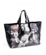L'ATELIER DU SAC LIFE PETITE NICOLE Geanta de cumparaturi cu clutch nyckiss - Genți femei - 4