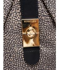 BORBONESE HOBO CORTINA MEDIUM Geantă de umăr medie OP / NATURAL / NEGRU - Genți femei - 4