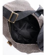 BORBONESE HOBO CORTINA MEDIUM Geantă de umăr medie OP / NATURAL / NEGRU - Genți femei - 6