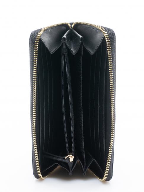 CLASSICA Portofel cu fermoar negru închis - Portofele femei