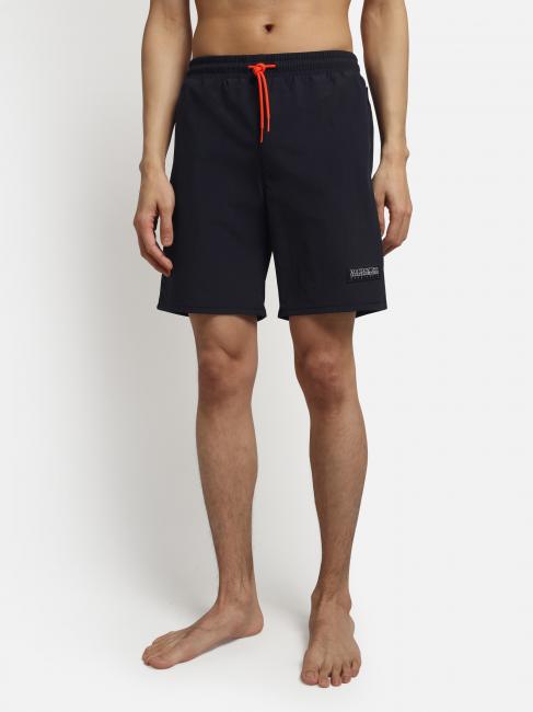 V-MORGEX Costum de baie lung cu logo blu marine - Costume de baie