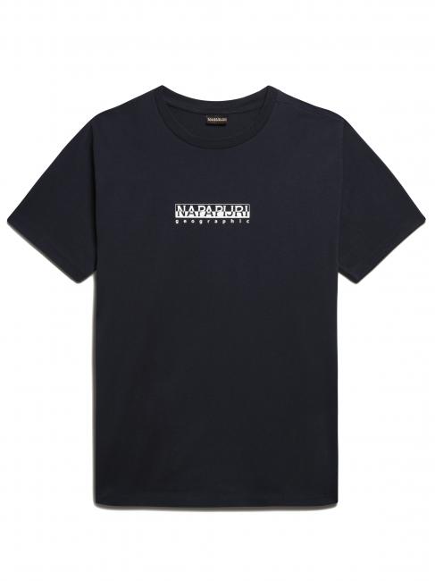 S-BOX SS Tricou din bumbac cutie cu logo blu marine - tricou