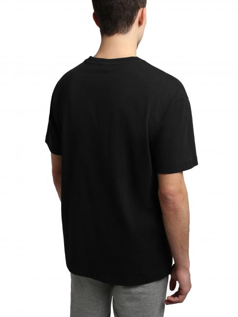 S-BOX SS Tricou din bumbac cutie cu logo negru 041 - tricou