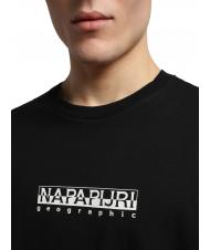 NAPAPIJRI S-BOX SS Tricou din bumbac cutie cu logo negru 041 - tricou - 3
