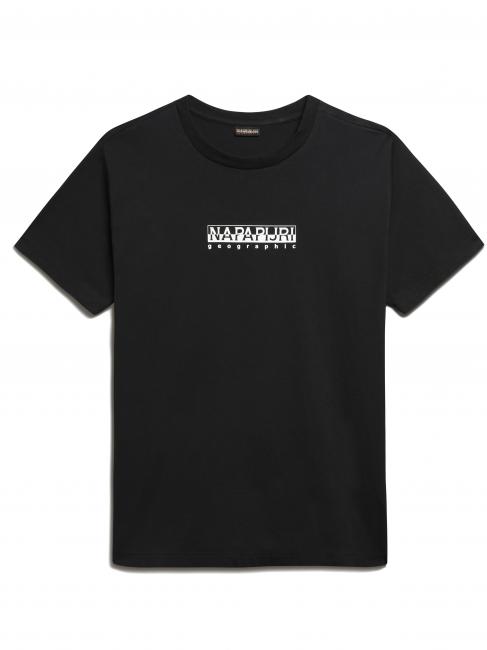 S-BOX SS Tricou din bumbac cutie cu logo negru 041 - tricou