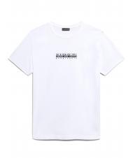NAPAPIJRI S-BOX SS Tricou din bumbac cutie cu logo alb strălucitor 002 - tricou - 4