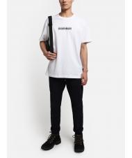 NAPAPIJRI S-BOX SS Tricou din bumbac cutie cu logo alb strălucitor 002 - tricou - 5