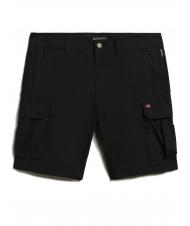 NAPAPIJRI NOTO 5 Bermuda cargo din bumbac negru 041 - Pantaloni - 7