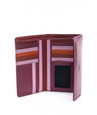 LESAC COLORFULL Portofel din piele cu dublu compartiment - Portofele femei