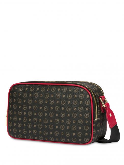 HERITAGE  Geantă pentru cameră cu curea de umăr lac negru - Genți femei