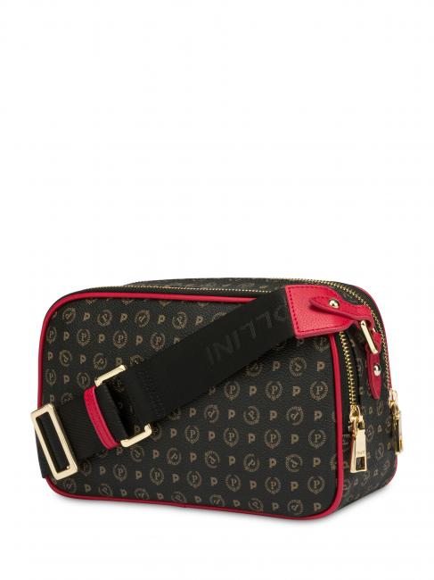 HERITAGE  Geantă pentru cameră cu curea de umăr lac negru - Genți femei