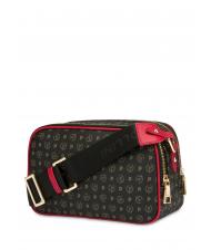 POLLINI HERITAGE  Geantă pentru cameră cu curea de umăr lac negru - Genți femei - 3