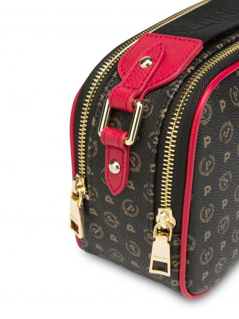 HERITAGE  Geantă pentru cameră cu curea de umăr lac negru - Genți femei