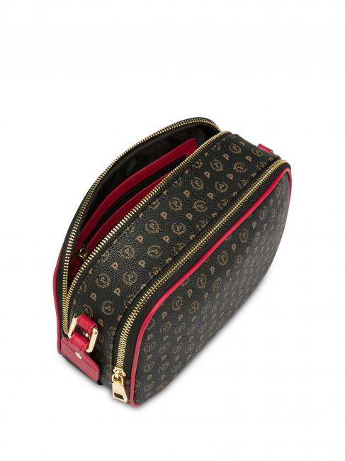 HERITAGE  Geantă pentru cameră cu curea de umăr lac negru - Genți femei