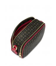 POLLINI HERITAGE  Geantă pentru cameră cu curea de umăr lac negru - Genți femei - 5