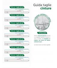 AERONAUTICA MILITARE CINTURA IN PELLE Fabricat in Italia MORO - Curele - 4