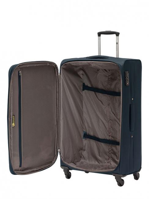 ONE WAY Troller de dimensiuni mari, extensibil blu navy - Trolere semirigide