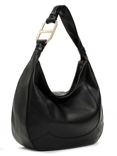 OVAL T HANDLE Geantă mare de umăr negru - Genți femei