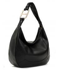 TWINSET OVAL T HANDLE Geantă mare de umăr negru - Genți femei - 2