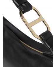 TWINSET OVAL T HANDLE Geantă mare de umăr negru - Genți femei - 3